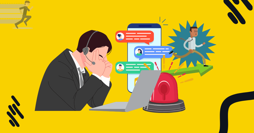 مشكلتي مع العميل المستعجل